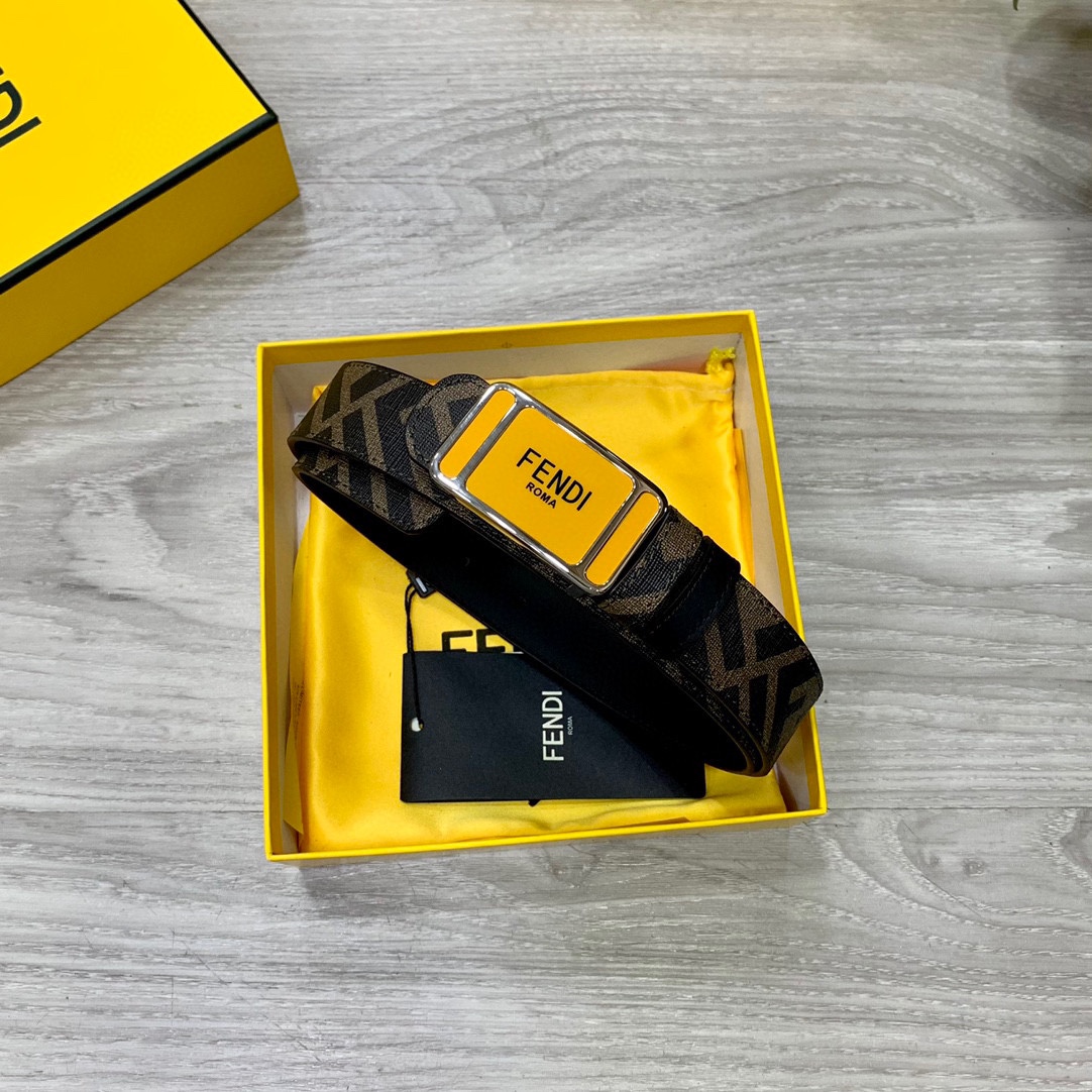 FENDI芬迪专柜同款宽3.0CM双