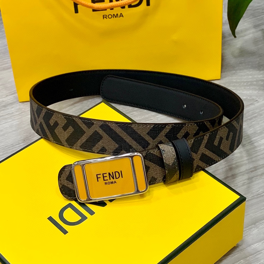 FENDI芬迪专柜同款宽3.0CM双