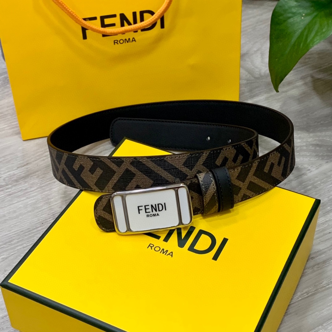 FENDI芬迪专柜同款宽3.0CM双