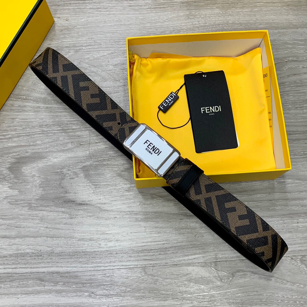 FENDI芬迪专柜同款宽3.0CM双