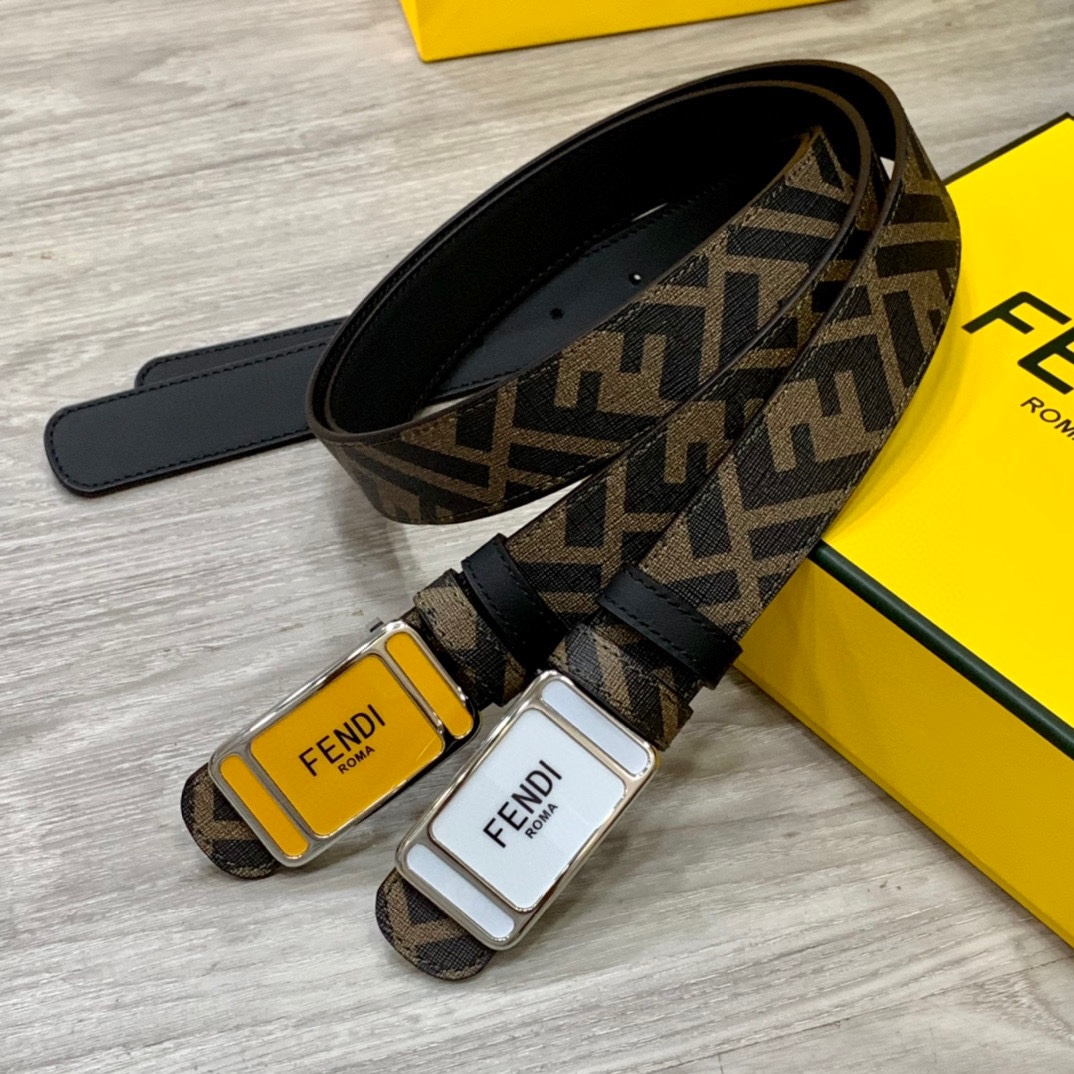 FENDI芬迪专柜同款宽3.0CM双