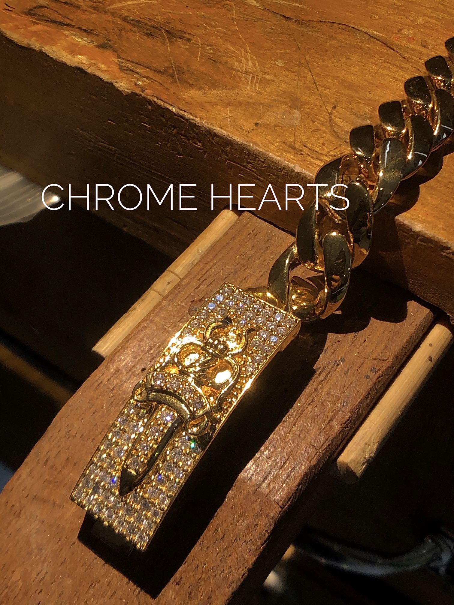 Custom Gold-Plated Diamond Setting, Bracelet Bangle