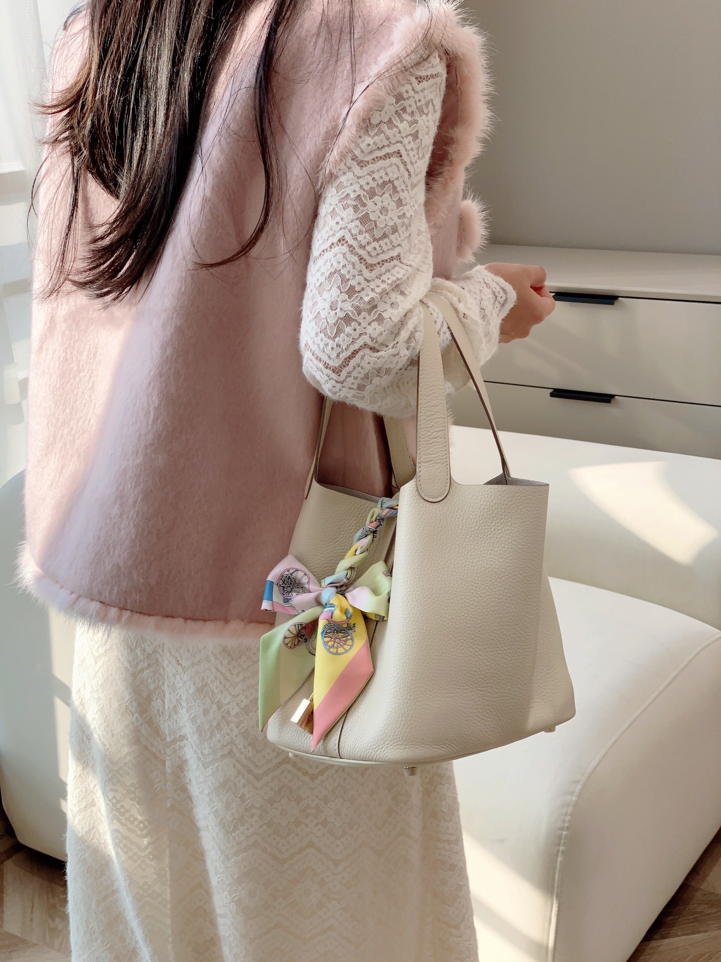 爱马仕 Hermès 高定典藏名品高定成衣时装外套连衣裙衬衫T恤 #C3CD6593 5