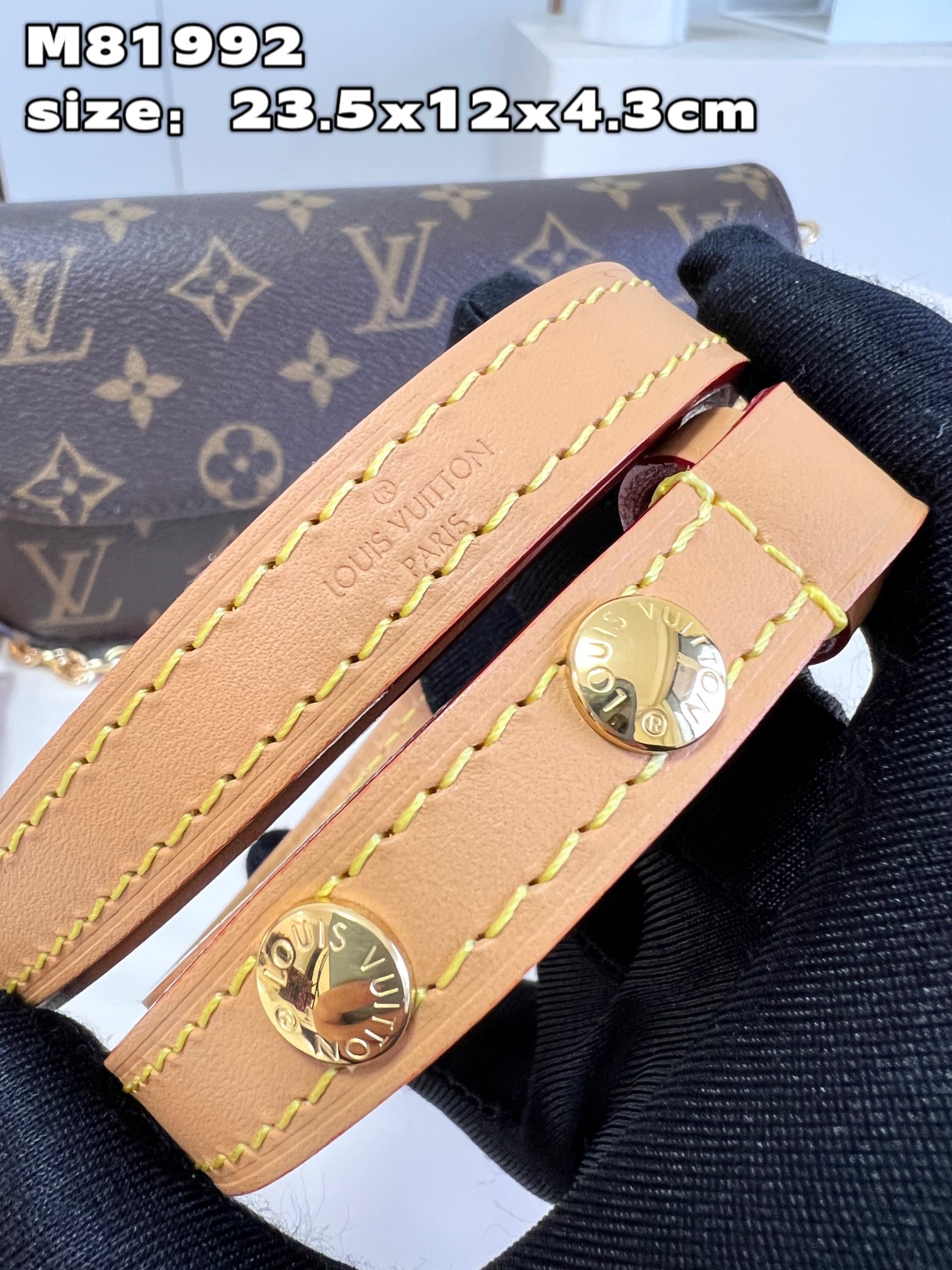 顶级原单M81992老花M81911ivywoc手袋取材Monogram帆布延续经典元素的同时拥有肩背短