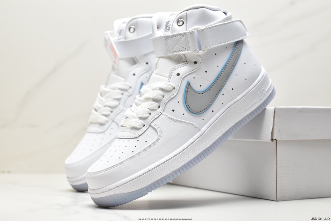 200 Air Force 1 High 白蓝反光钩 FB1865-101