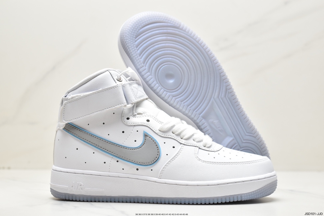 200 Air Force 1 High 白蓝反光钩 FB1865-101