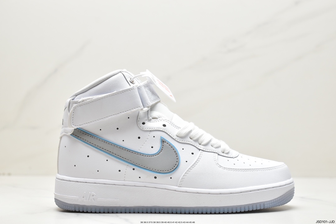 200 Air Force 1 High 白蓝反光钩 FB1865-101