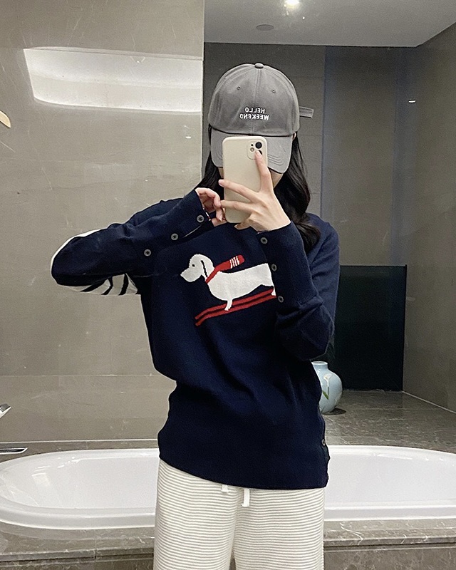 2023TB 小狗🐶羊毛圆领毛衣