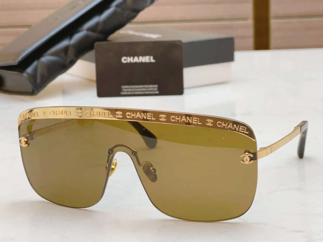 CHANEL香奈儿新款一体式镜片男女通用太阳眼镜