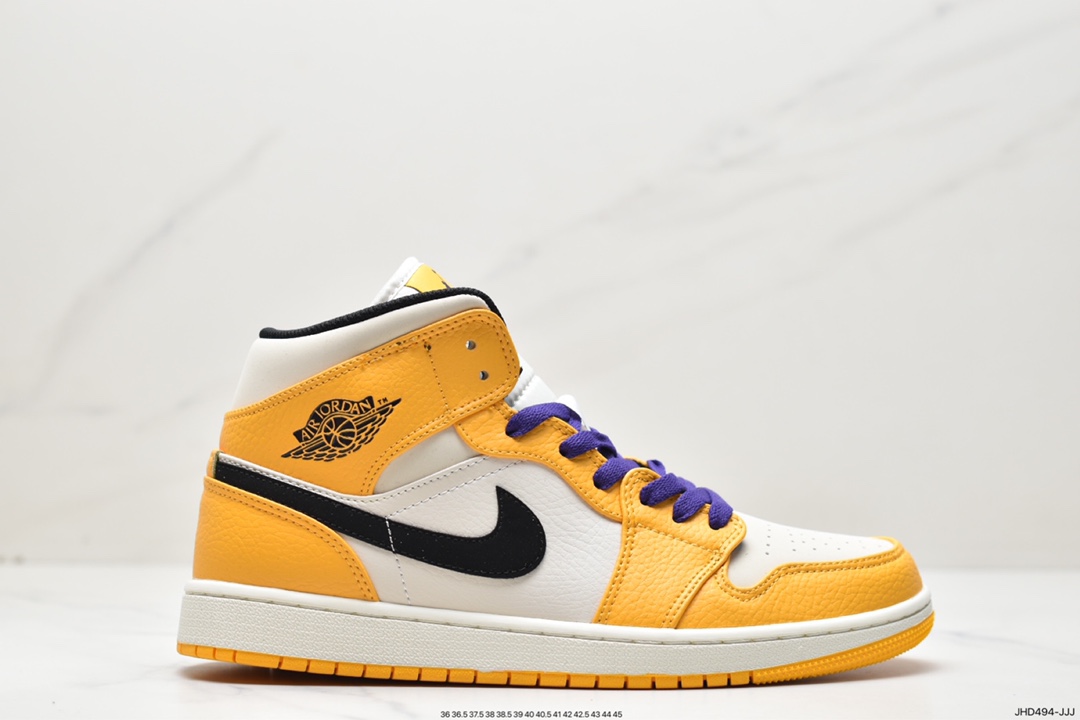 190 Air Jordan 1 Mid ”Obsidian”黑曜石 乔一中邦554724-174