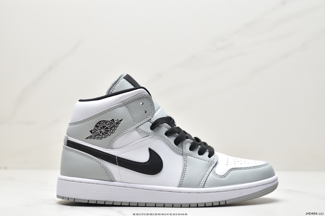 190 Air Jordan 1 Mid ”Obsidian”黑曜石 乔一中邦554724-174