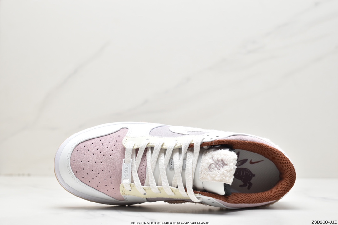 320 Nike SB Dunk Low”Year of the Rabbit”扣篮系列低帮休闲运动滑板板鞋“浅棕米白穗兔”FD4203-211