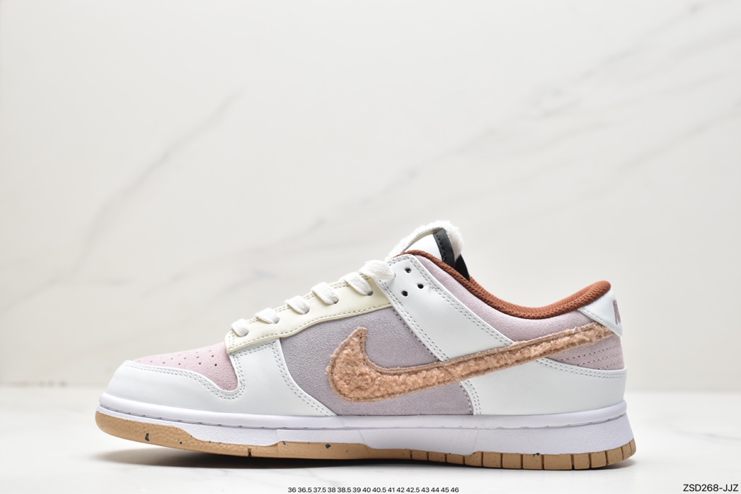 320 Nike SB Dunk Low”Year of the Rabbit”扣篮系列低帮休闲运动滑板板鞋“浅棕米白穗兔”FD4203-211