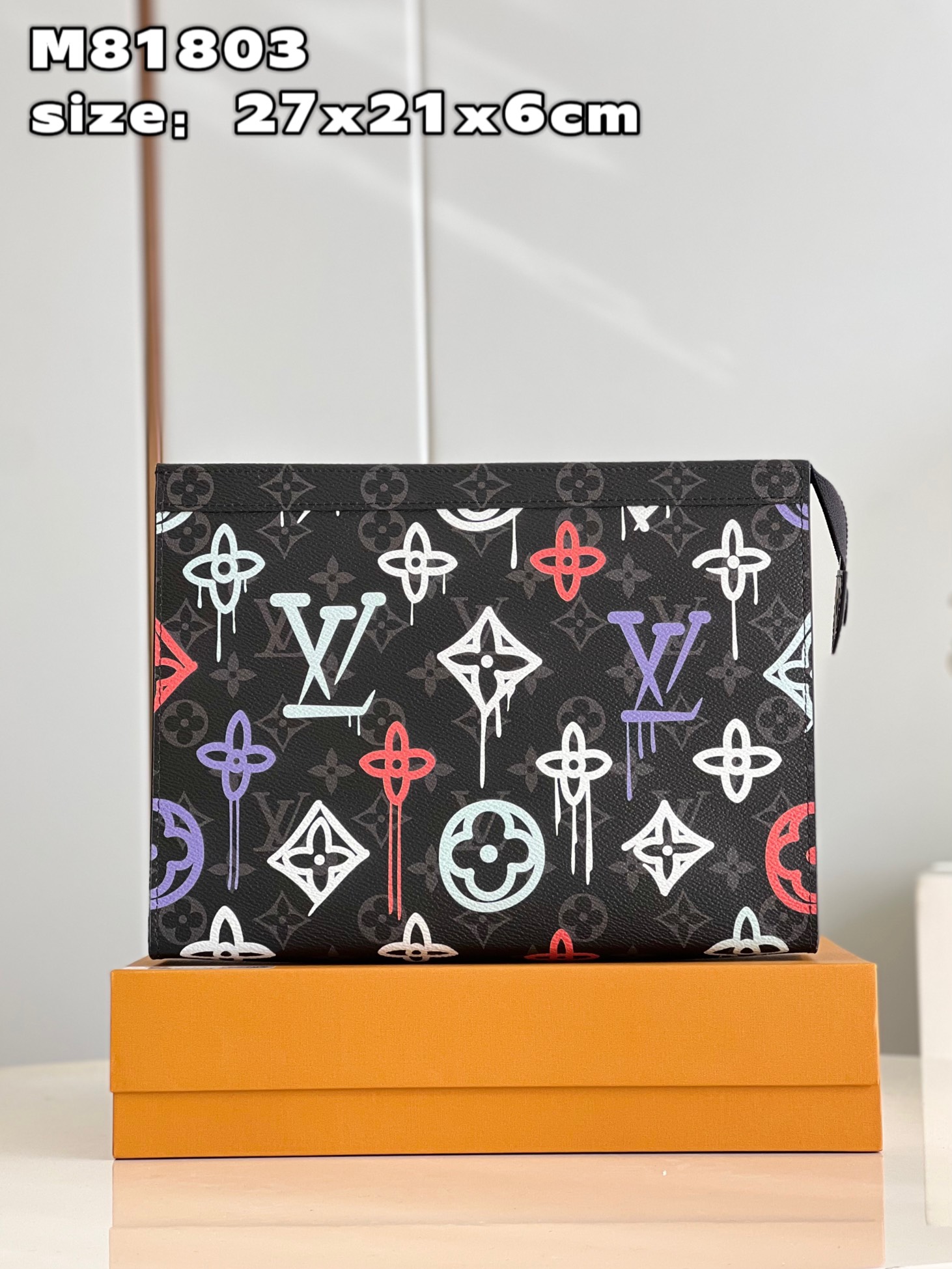 Online From China Designer
 Louis Vuitton Clutches & Pouch Bags sell Online
 Doodle Monogram Canvas Pochette M81803