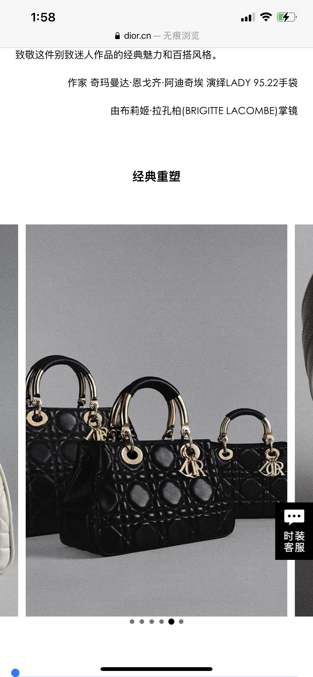 DIOR LADY 95.22 series