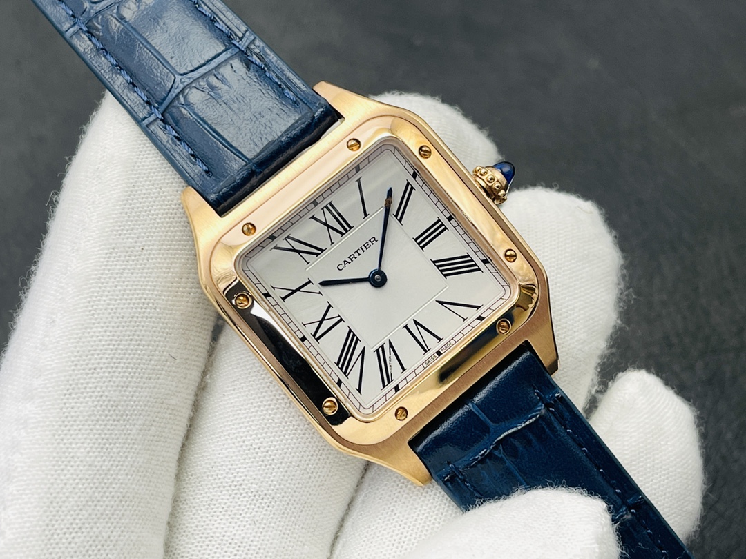 Online Store
 Cartier Watch Blue Unisex Frosted
