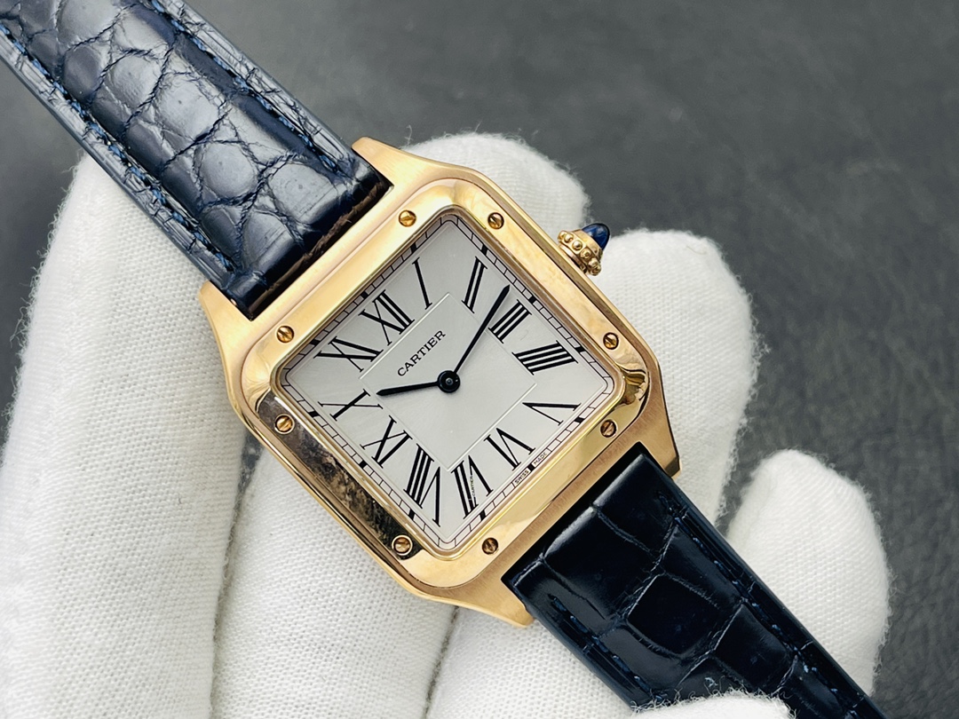 Cartier Watch High-End Designer
 Blue Unisex Frosted