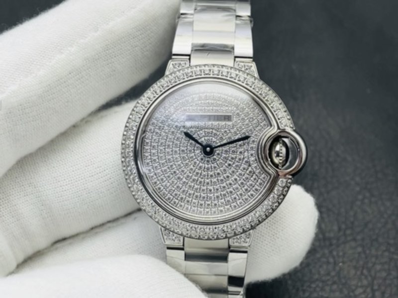Cartier Watch Buy Luxury 2023  Blue Women Men All Steel Mechanical Movement