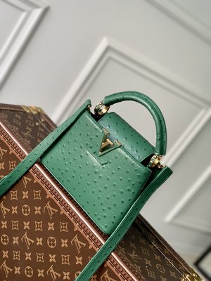 Louis Vuitton LV Capucines Bags Handbags Green Calfskin Cowhide Mini M93483
