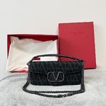 Valentino Bags Handbags Gold Calfskin Cowhide Sheepskin Ava Chains