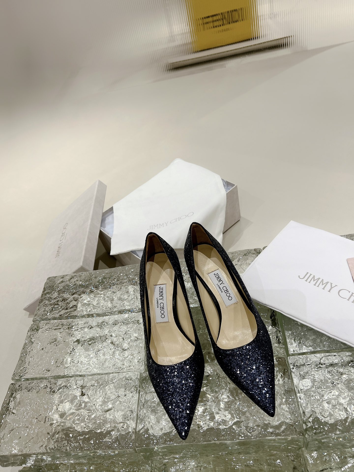 NO:650038,Gypsophila dark blue medium heel., high heels, high heels19860909满天星深蓝 中跟.,高跟鞋,high heels,Women's Shoes