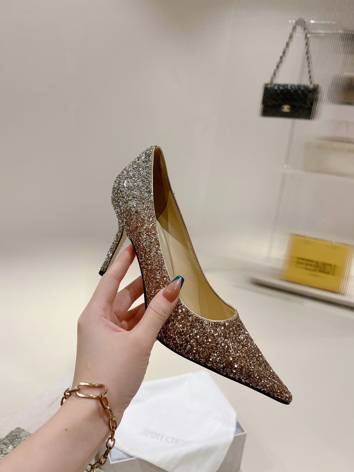 NO:649978,Gradient golden light gold high heels., high heels, high heels19860909渐变金黄浅金 高跟.,高跟鞋,high heels,Women's Shoes