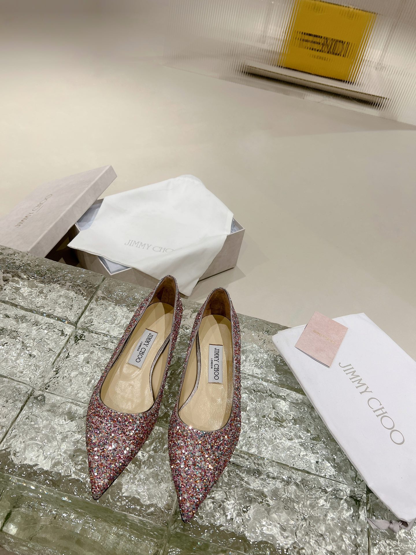 JIMMY CHOO ハイヒール ポインテッドトゥパンプス 高温ホットフィックスラインストーン+輸入シープスキン フルグレインクリスタルシープレザー 1.0/6.5/8.5cm