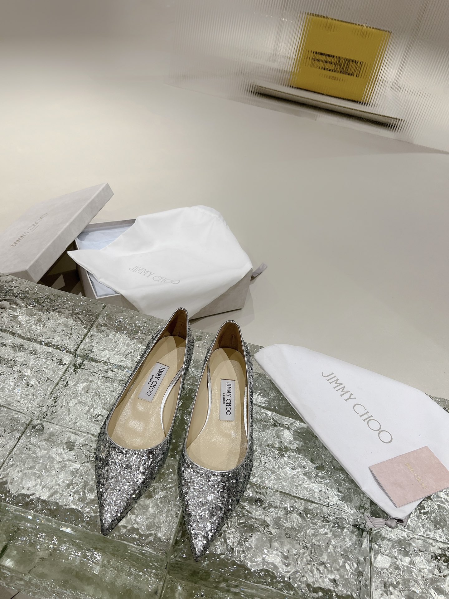 JIMMY CHOO ハイヒール ポインテッドトゥパンプス 高温ホットフィックスラインストーン+輸入シープスキン フルグレインクリスタルシープレザー 1.0/6.5/8.5cm