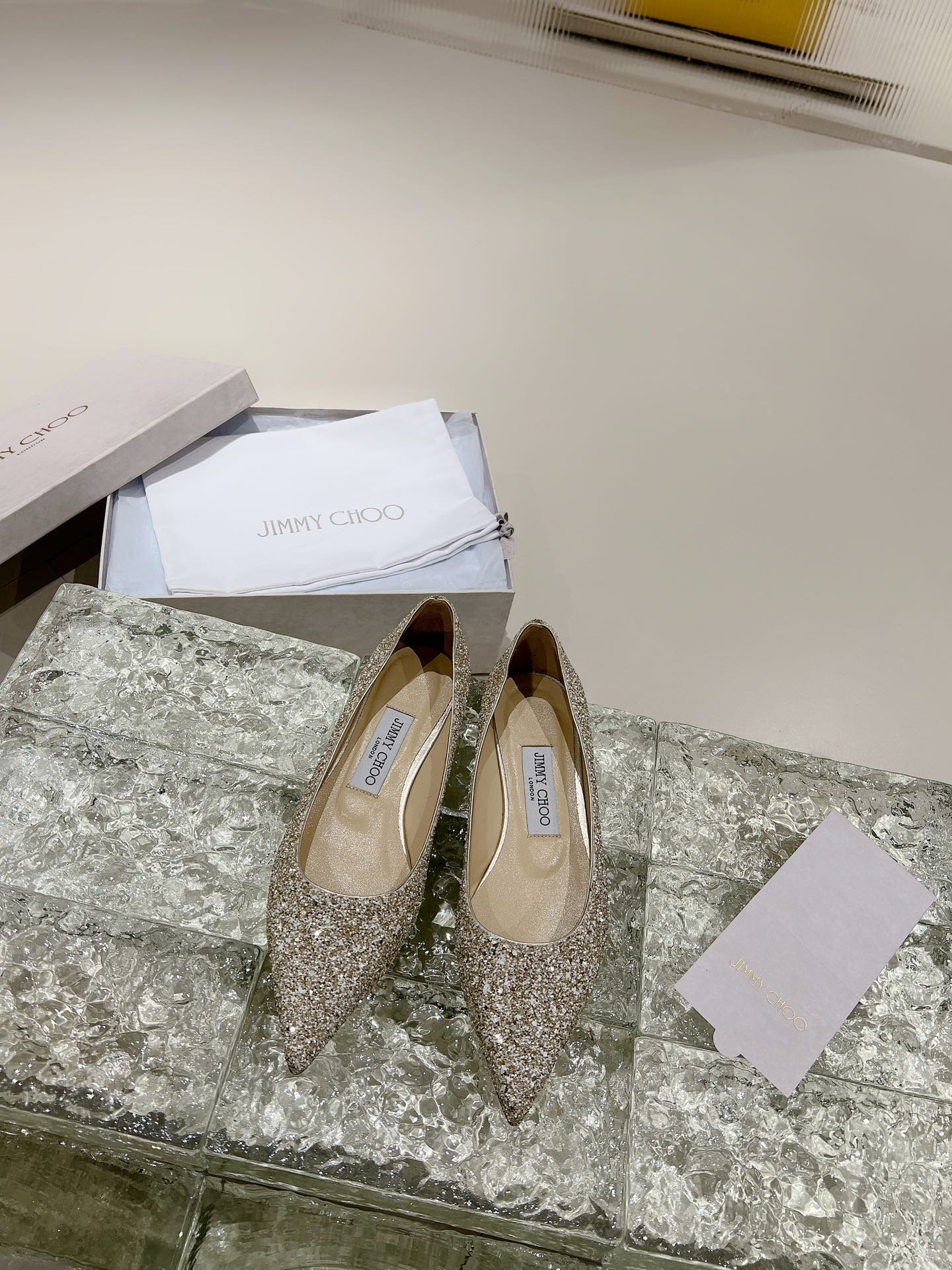 JIMMY CHOO ハイヒール ポインテッドトゥパンプス 高温ホットフィックスラインストーン+輸入羊鯨 フルグレインクリスタルシープスキン 1.0/6.5/8.5cm