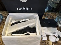 Top Sale
 Chanel Shoes Sneakers Black Sweatpants