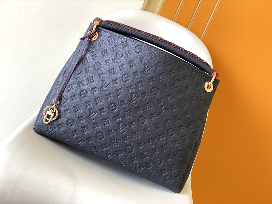Unsurpassed Quality
 Louis Vuitton LV Artsy Replica
 Bags Handbags Black Blue Gold Yellow Empreinte​ Fashion M43237
