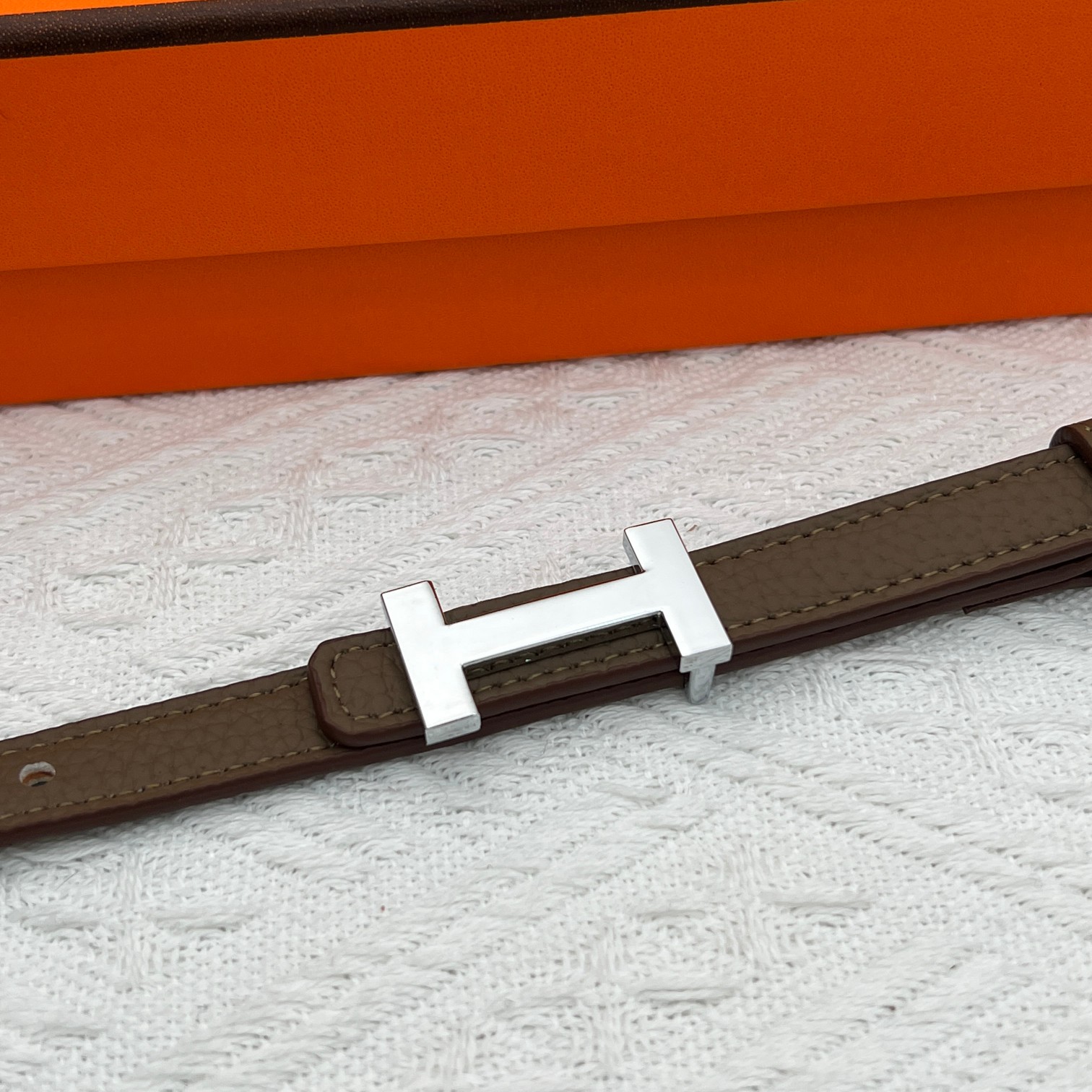 Hermes Constance Wallet Crossbody Bag in Taupe Leather with Silver Hardware 7 a1675001953060 7404