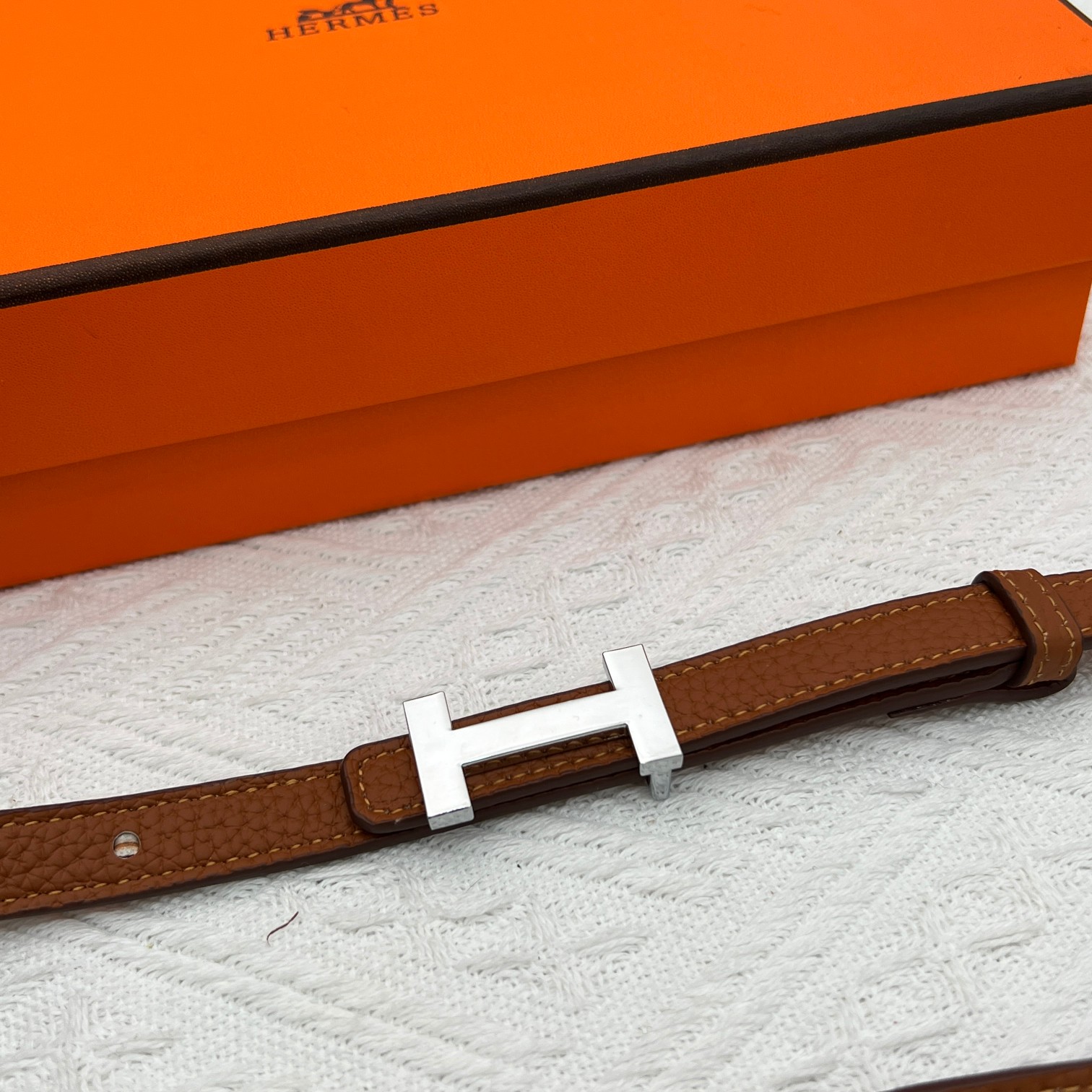 Hermes Constance バッグ 原単モデル 荔枝纹 銀扣