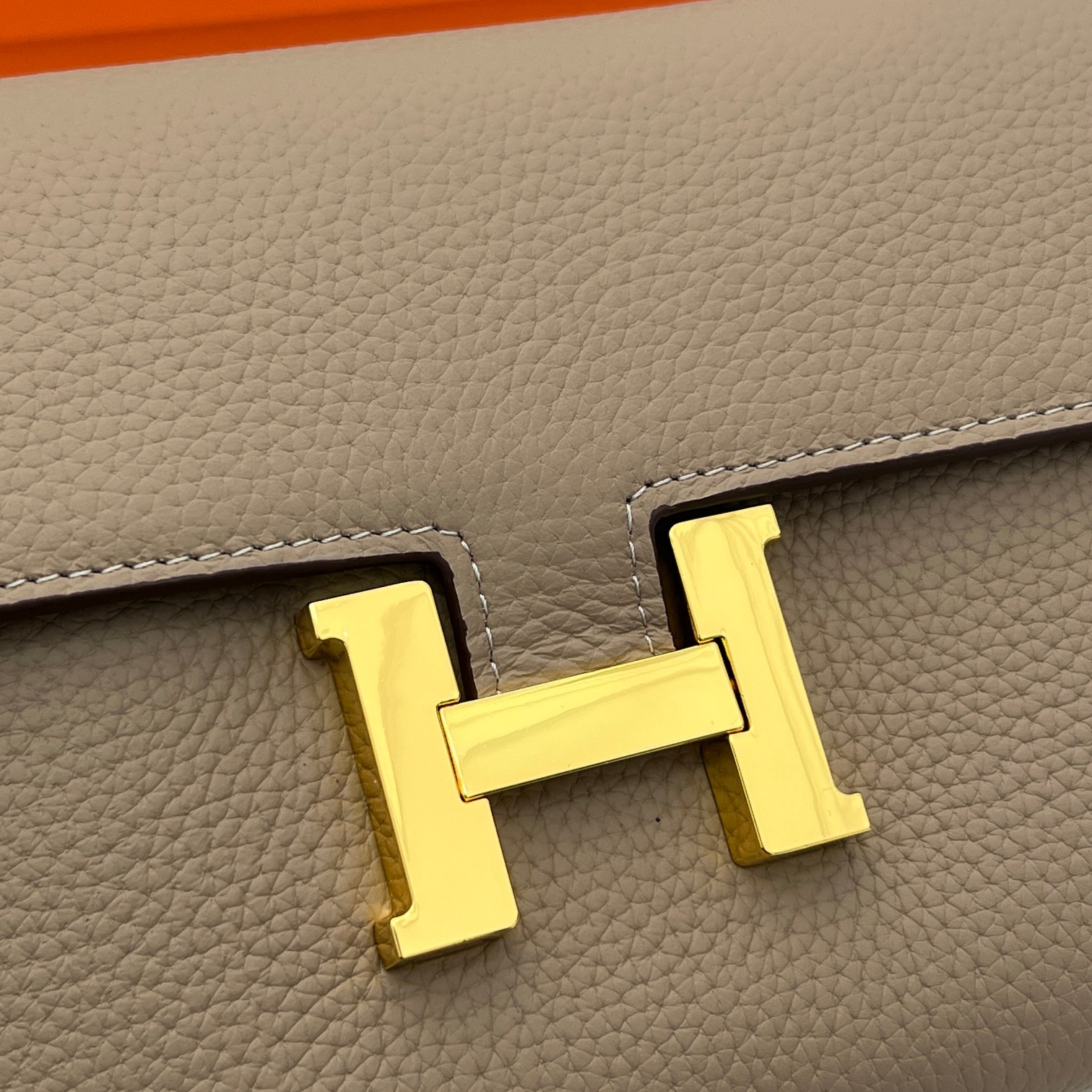 Hermes Constance 原单 荔枝纹金扣 小型ショルダーバッグ