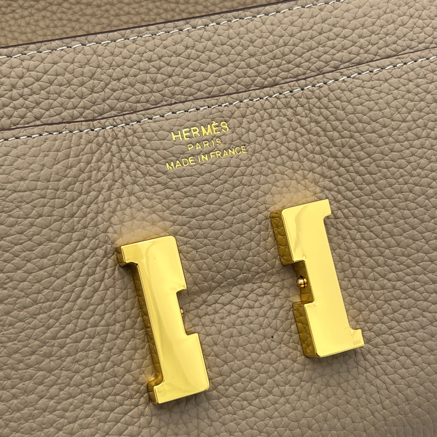 Hermes Constance 原单 荔枝纹金扣 小型ショルダーバッグ