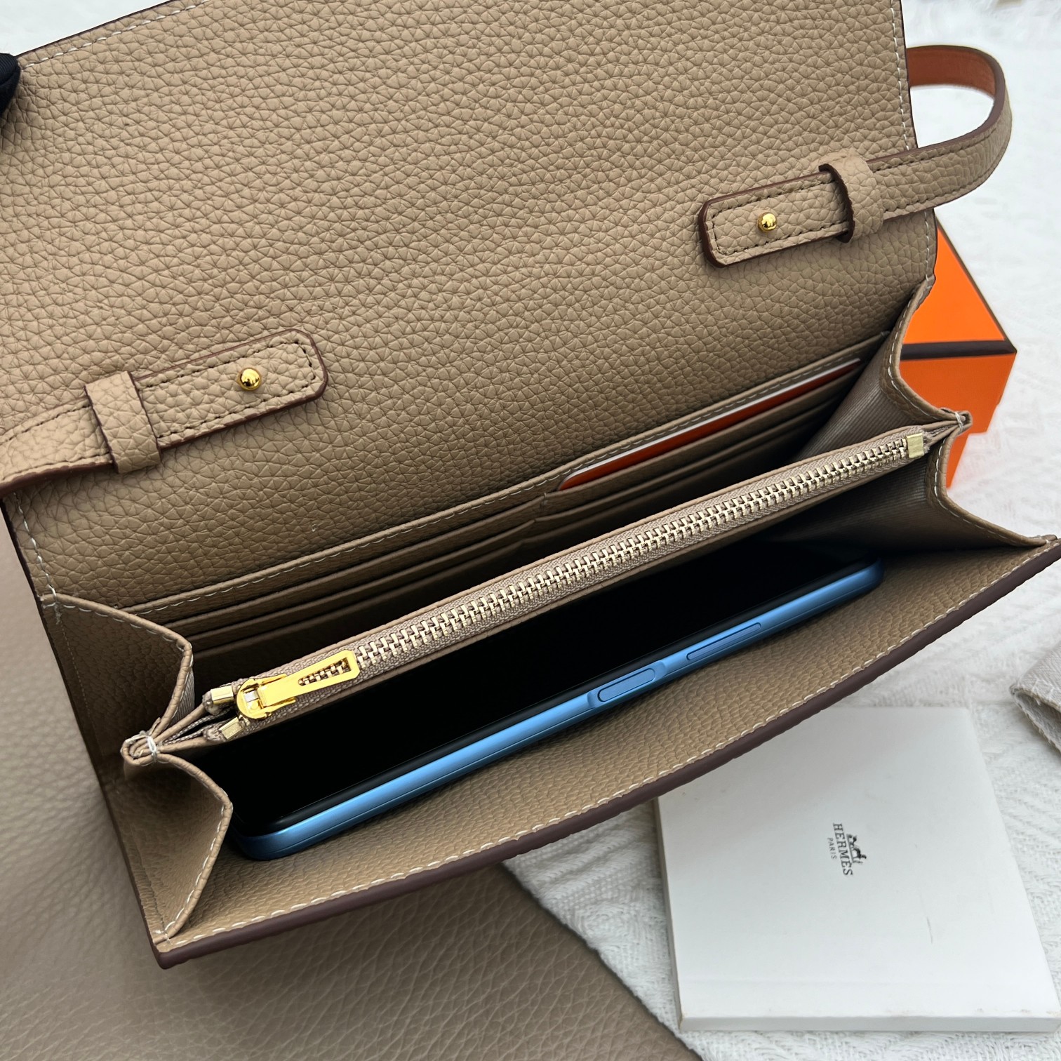 Hermes Constance 原单 荔枝纹金扣 小型ショルダーバッグ