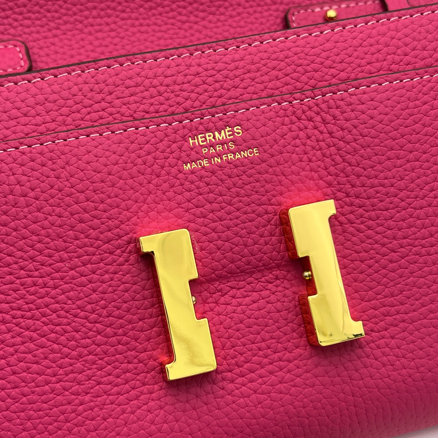 Hermes Constance Inspired Wallet Crossbody Bag, Leather with Gold Hardware 6 a1675003269103 4000