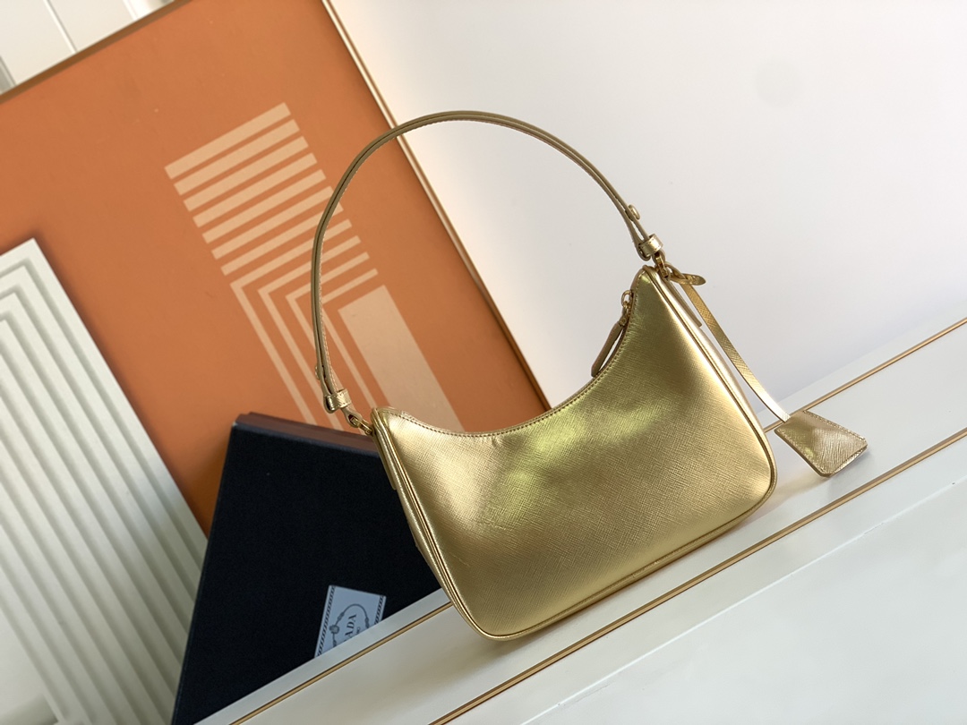 Prada 2025 new color Officially selling 1BC204B handbag/underarm bag/crossbody bag