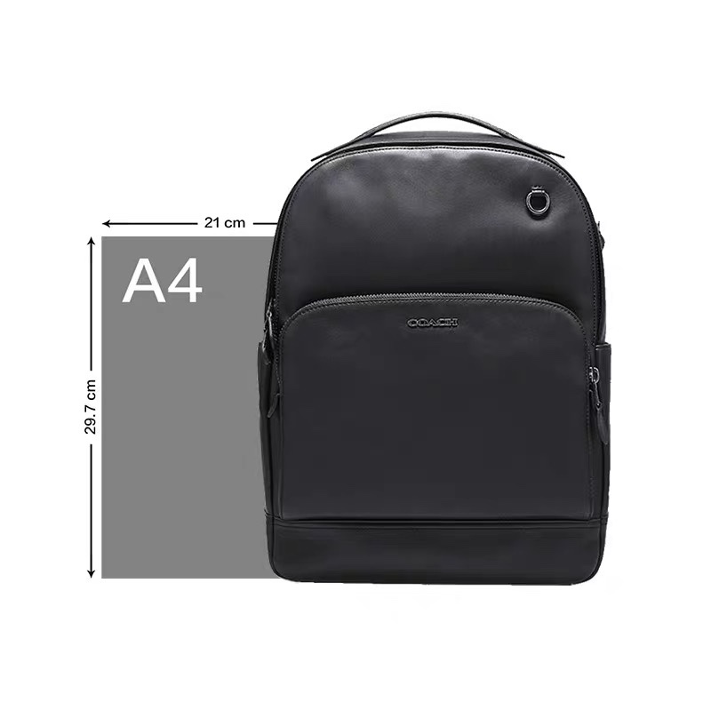 Coach C2934新款男士双肩包/背包 内里布/拉链/小双大隔层，商务休闲出行都能满足，能装，尺寸约41.5/28.5/5