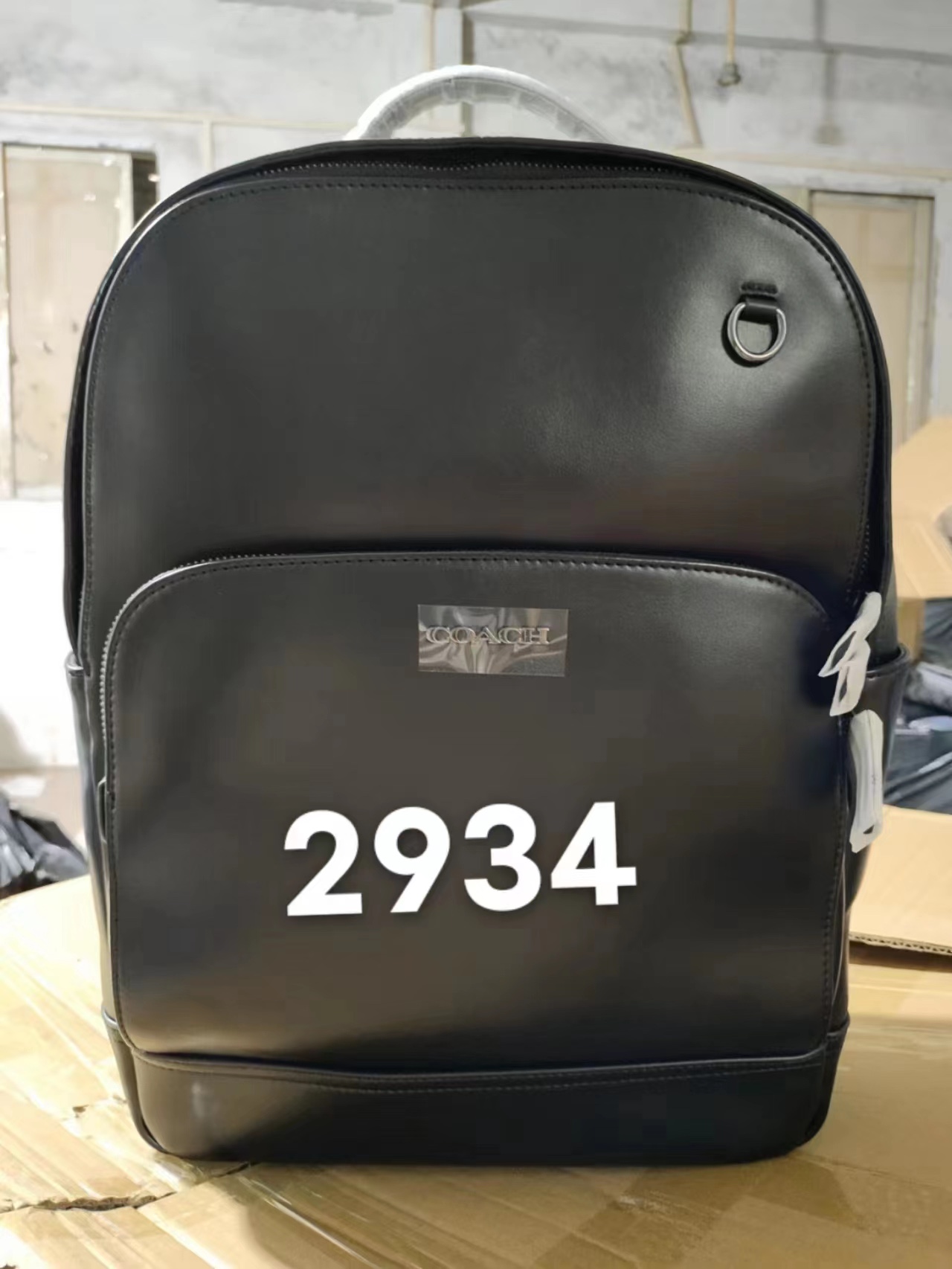 Coach C2934新款男士双肩包/背包 内里布/拉链/小双大隔层，商务休闲出行都能满足，能装，尺寸约41.5/28.5/5