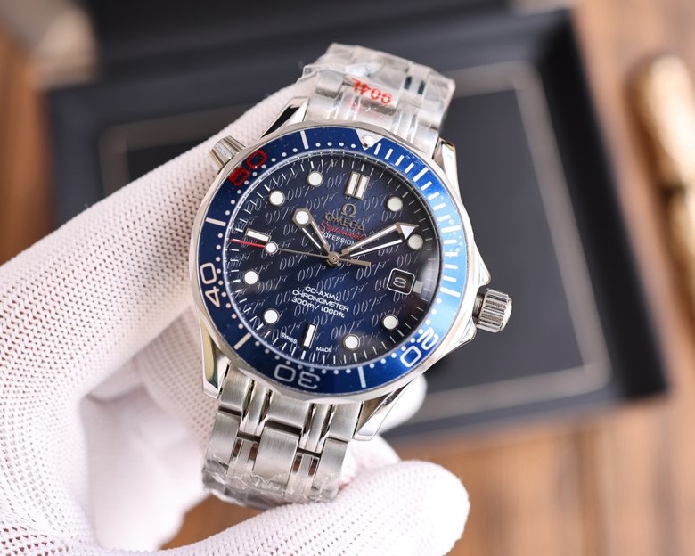 500 钢带+20 Ω OMEGA 欧米茄 SEAMASTER海马（50周年系列 )