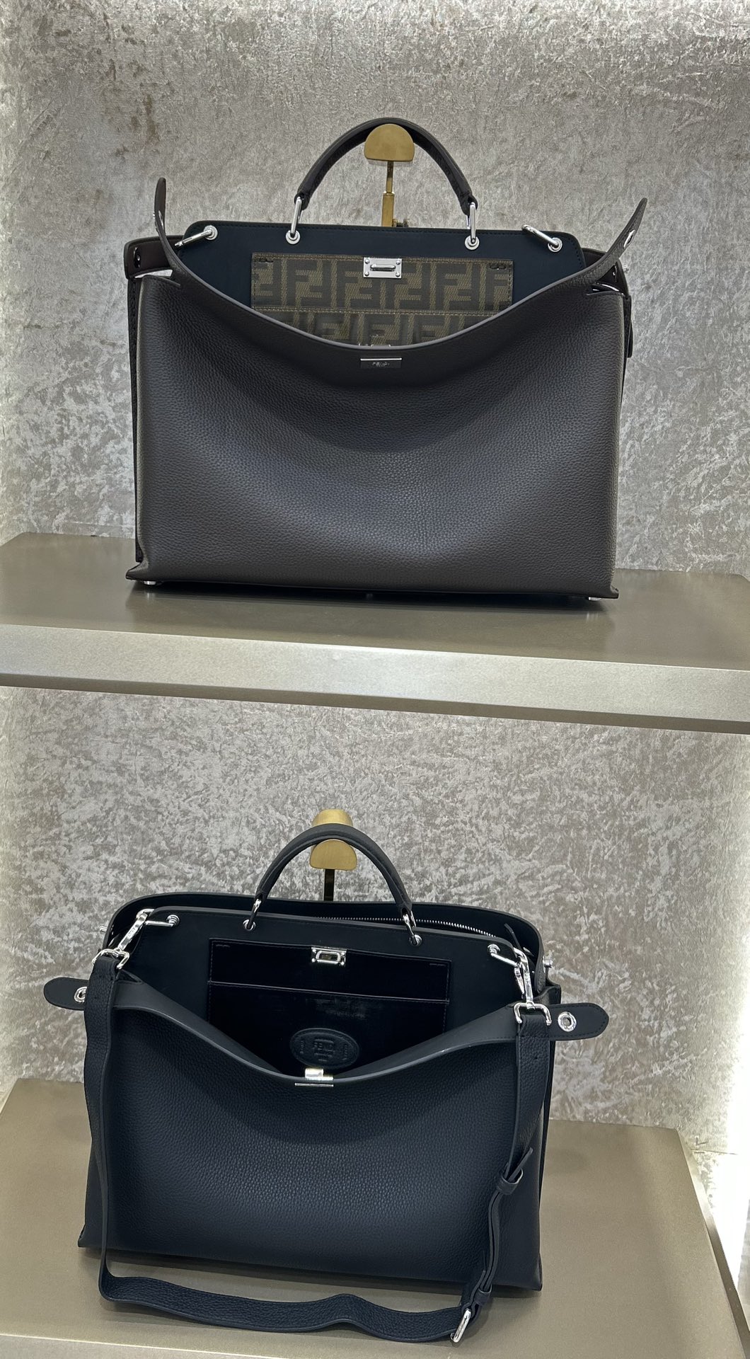 Fendi Peekaboo Black 41 13 29cm business