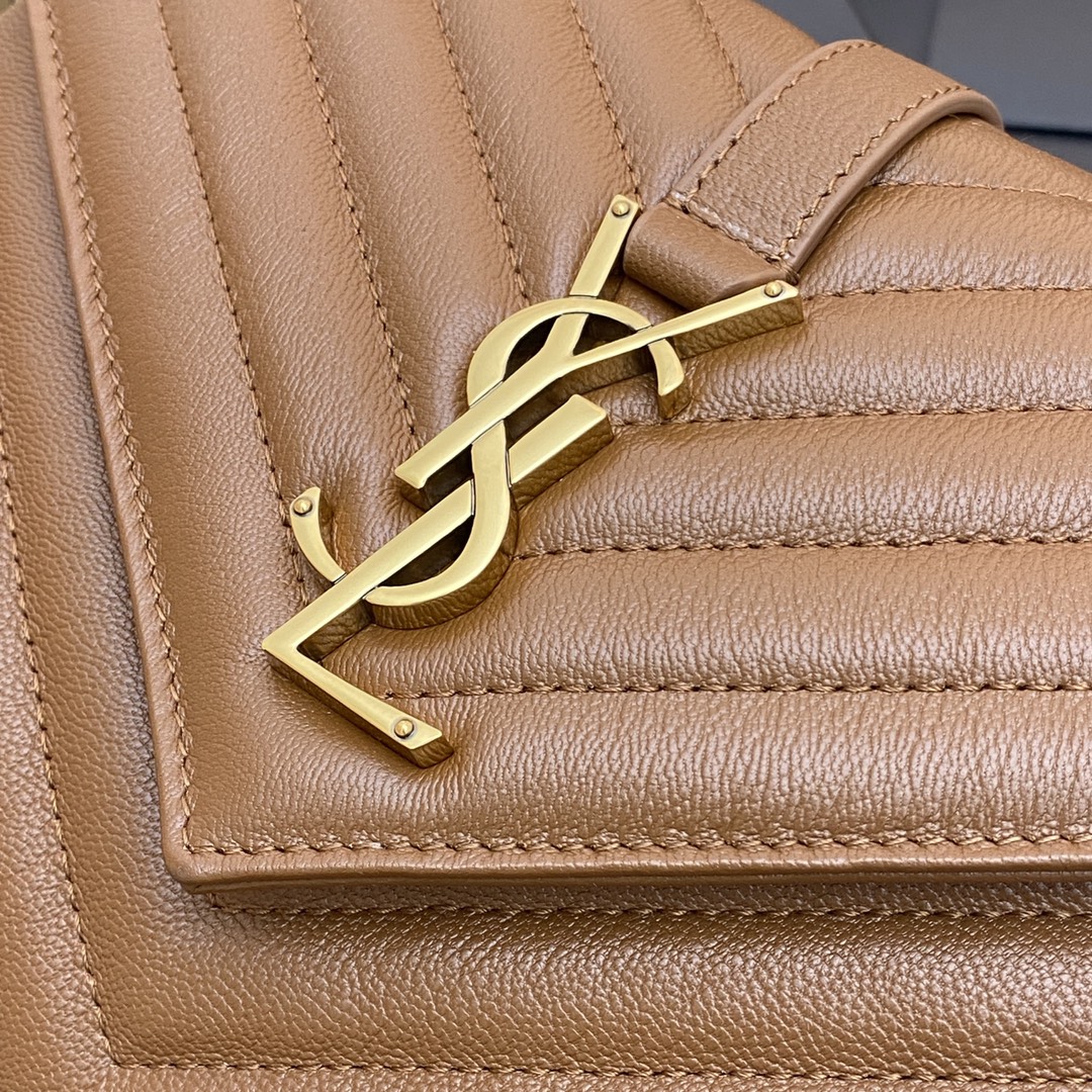 Saint Laurent Caramel Cassandra Top Handle Bag with Gold Hardware 8 i1675155060 1743 6