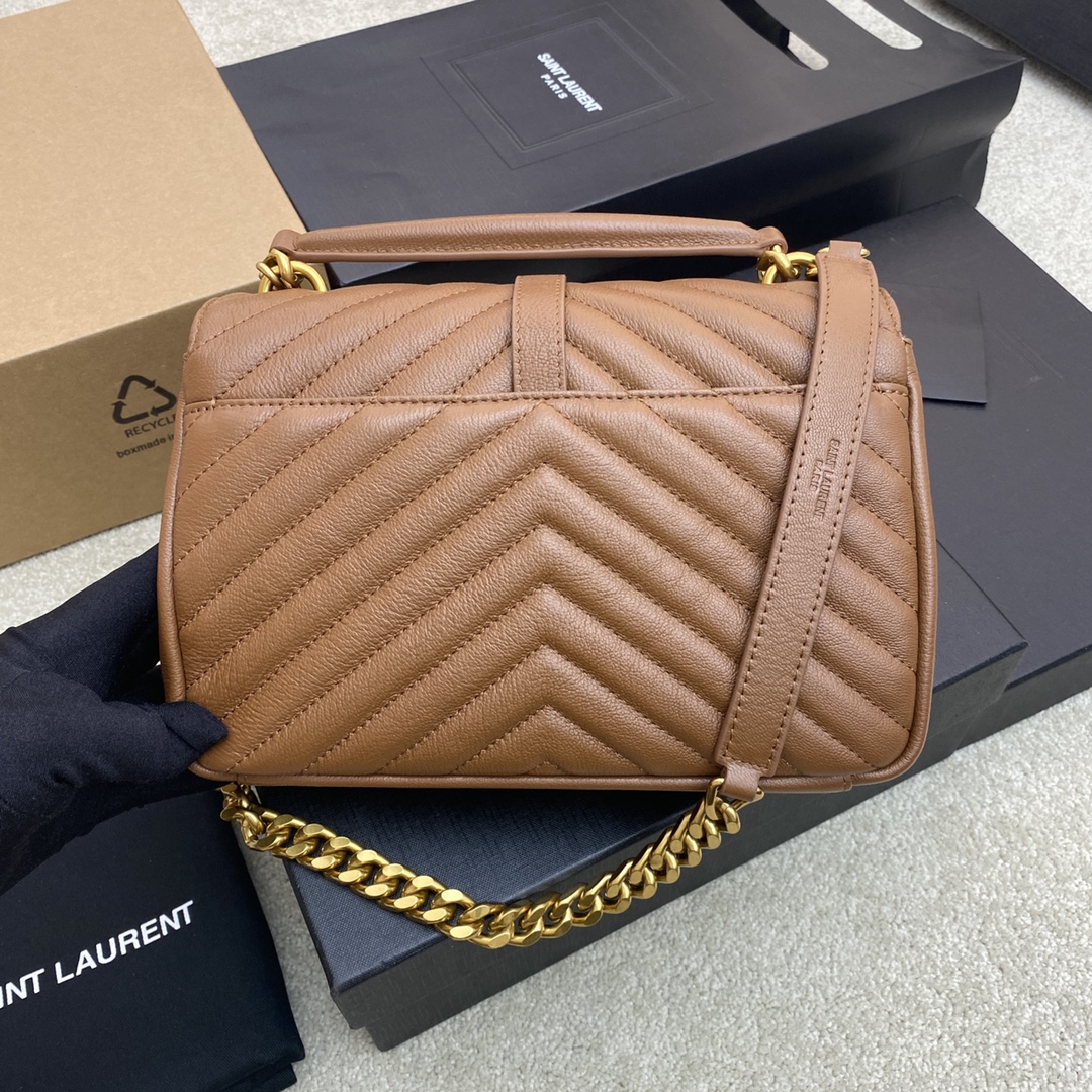 Saint Laurent Caramel Cassandra Top Handle Bag with Gold Hardware 3 i1675155060 6732 1