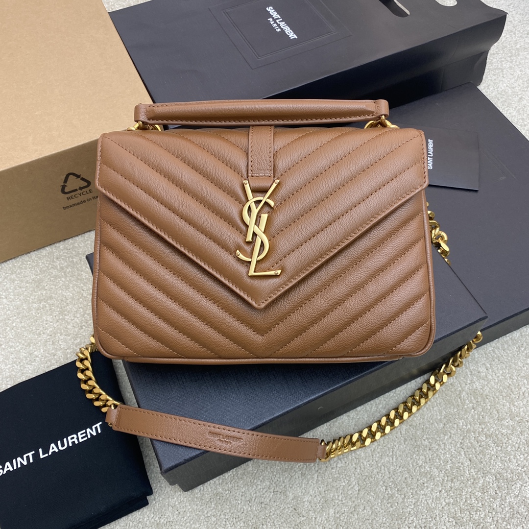 Saint Laurent Caramel Cassandra Top Handle Bag with Gold Hardware 2 i1675155060 6963 0