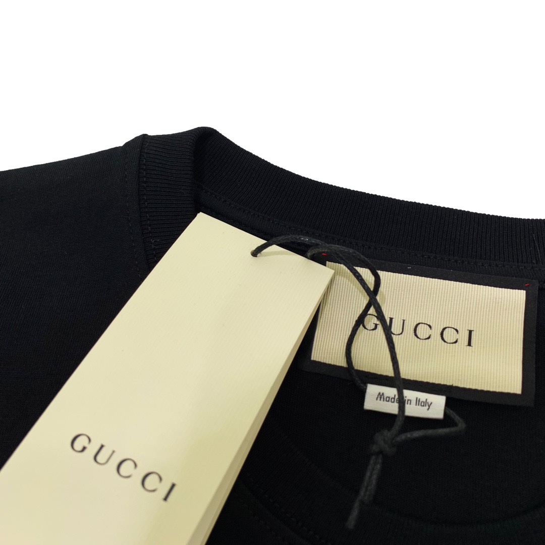 Gucci古驰经典闪电LOGO短袖T恤