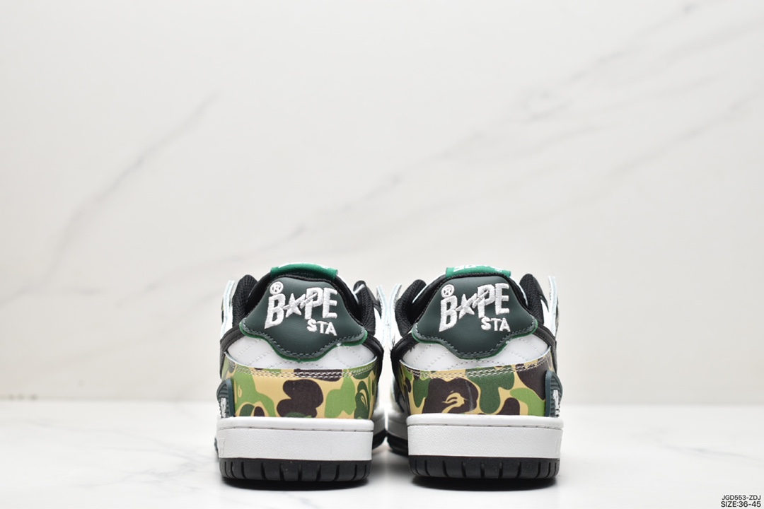 Harajuku trend brand A Bathing Ape BAPE Sk8 Sta Low SK8 series low-top casual sports skateboard shoes