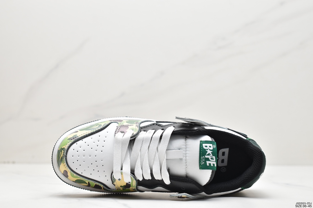 Harajuku trend brand A Bathing Ape BAPE Sk8 Sta Low SK8 series low-top casual sports skateboard shoes