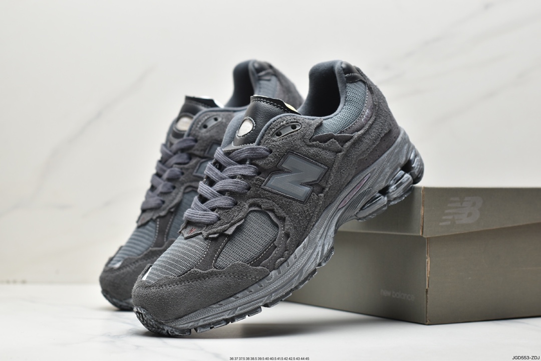 New Balance ML2002 Series Retro Dad Style Casual Sports Jogging Shoes ”Cloud Rain Gray Broken Step” M2002RDA