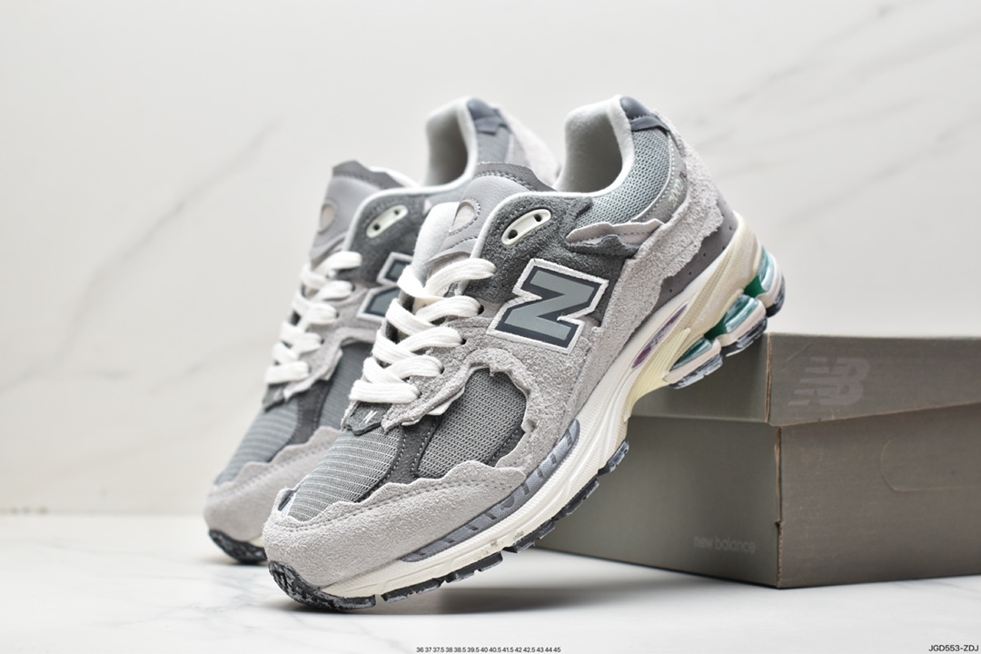 New Balance ML2002 Series Retro Dad Style Casual Sports Jogging Shoes ”Cloud Rain Gray Broken Step” M2002RDA